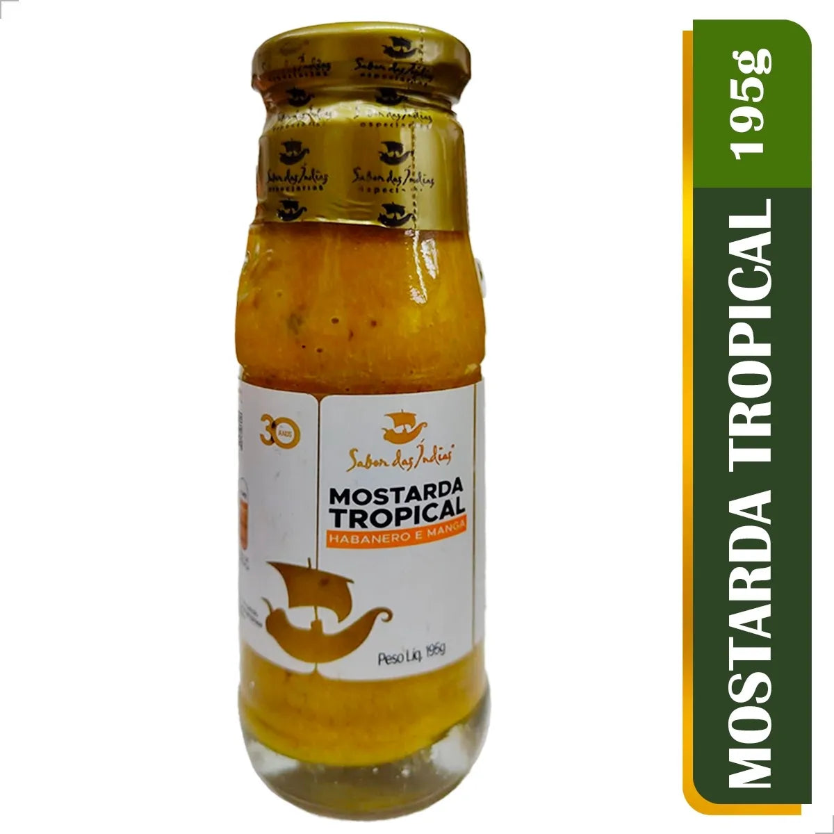 Mostarda Habanero com Manga - Sabor das Índias 195g | Empório Di Callani