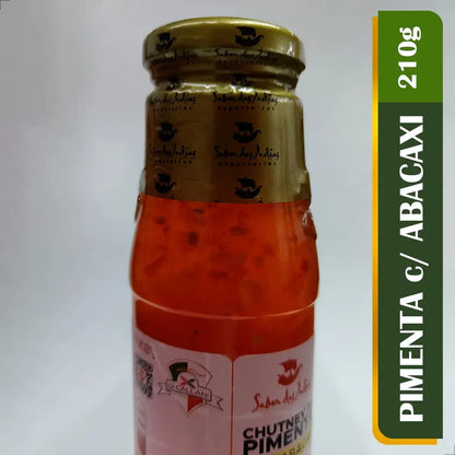 Chutney de Pimenta com Abacaxi - 210g Sabor das Indias | Empório Di Callani