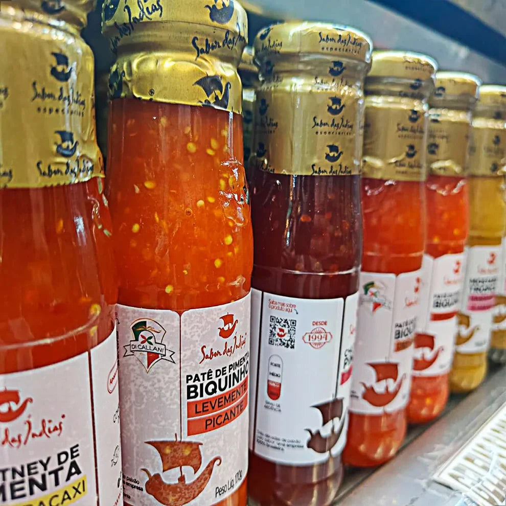 Chutney de Pimenta com Abacaxi - 210g Sabor das Indias | Empório Di Callani