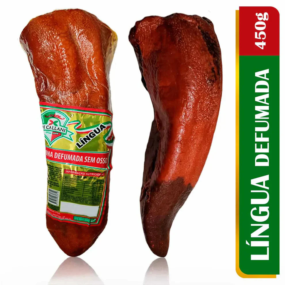 Língua Bovina Defumada 450g - Empório Di Callani