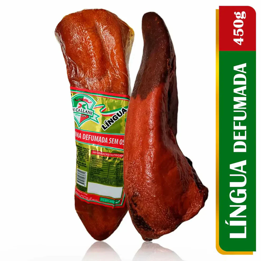 Língua Bovina Defumada 450g - Empório Di Callani