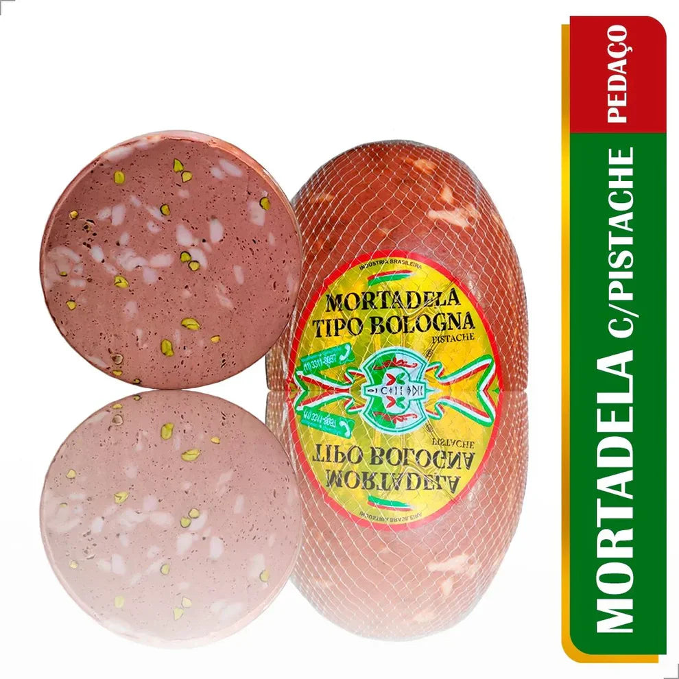 Mortadela Di Callani Com Pistache - 500g | Empório Di Callani