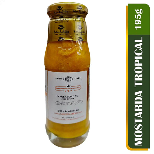 Mostarda Habanero com Manga - Sabor das Índias 195g | Empório Di Callani